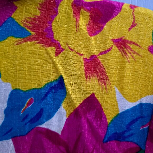 Vintage Russ Togs Floral Blazer size S – Bold Tropical, Maximalist, Statement - Picture 7 of 7